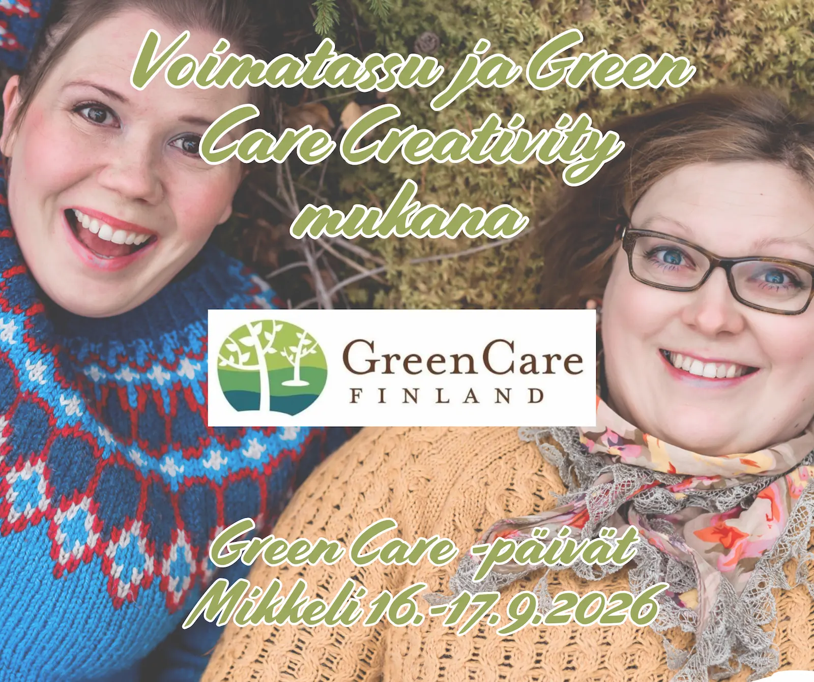 Voimatassu ja Green Care Creativity mukana Green Care päivät Mikkeli 16.-17.9.2026
