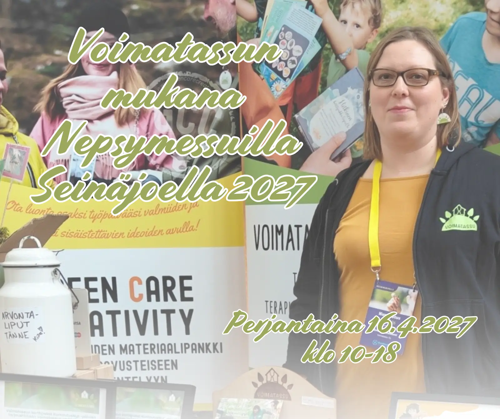 Voimatassun mukana Nepsymessuilla Seinäjoella 2027