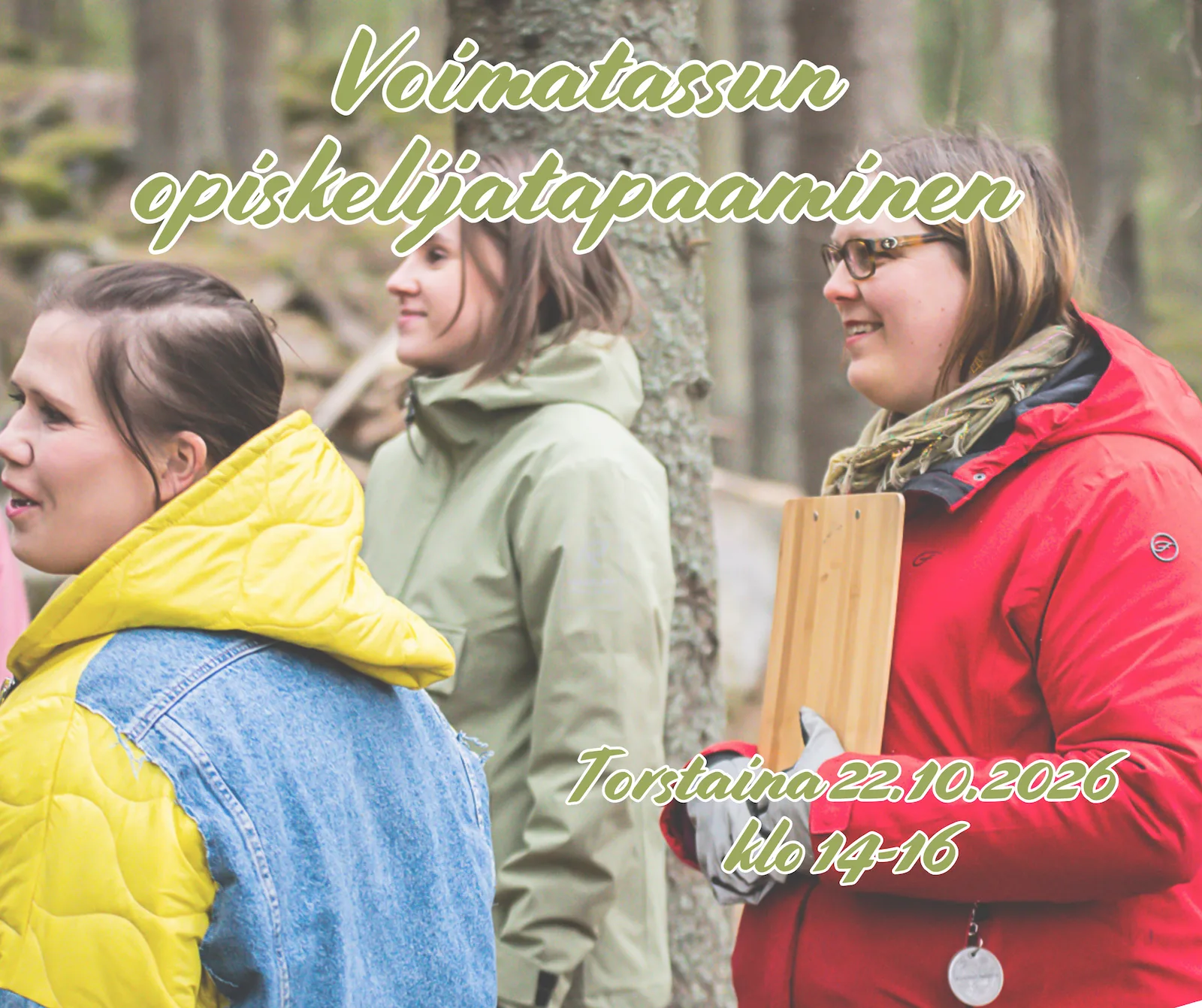 Voimatassun opiskelijatapaaminen torstaina 22.10.2026 klo 14-16
